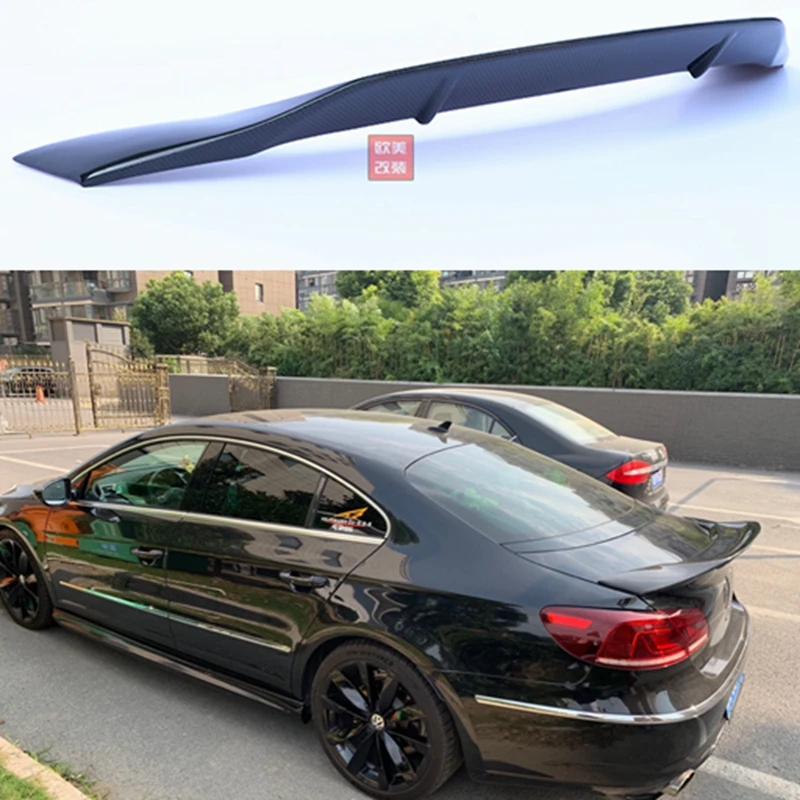 Спойлер на заднюю крышу из углеродного волокна для Volkswagen VW Passat CC Sandard 2009 2017 R