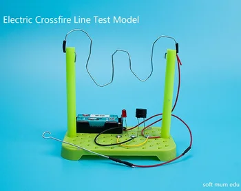

DIY Electric circuit experiment Toys Children STEM Model electric crossfire line test scientific physics teaching aid child gift