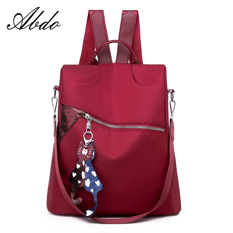 

Waterproof Oxford cloth backpack ladies anti-theft backpack high quality student bag ladies multi-function bag 2019 brand large