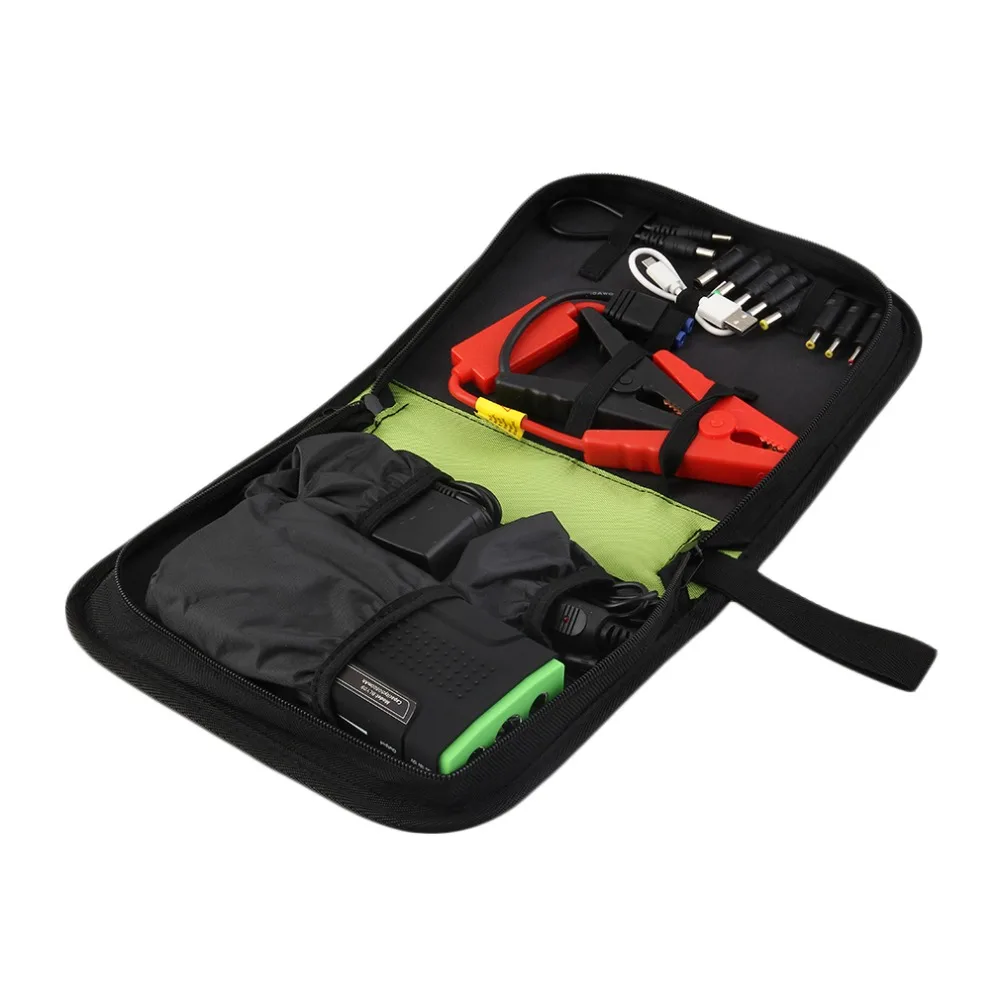 

50800mAh 12V Car Emergency Start Power Bank Vehicle Jump Starter Booster Portable Current Battery Charger Three Light