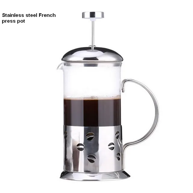 Gl French Press Coffee Maker Drinker Stainless Steel Gl French Press Pot Cafetiere Coffee Maker