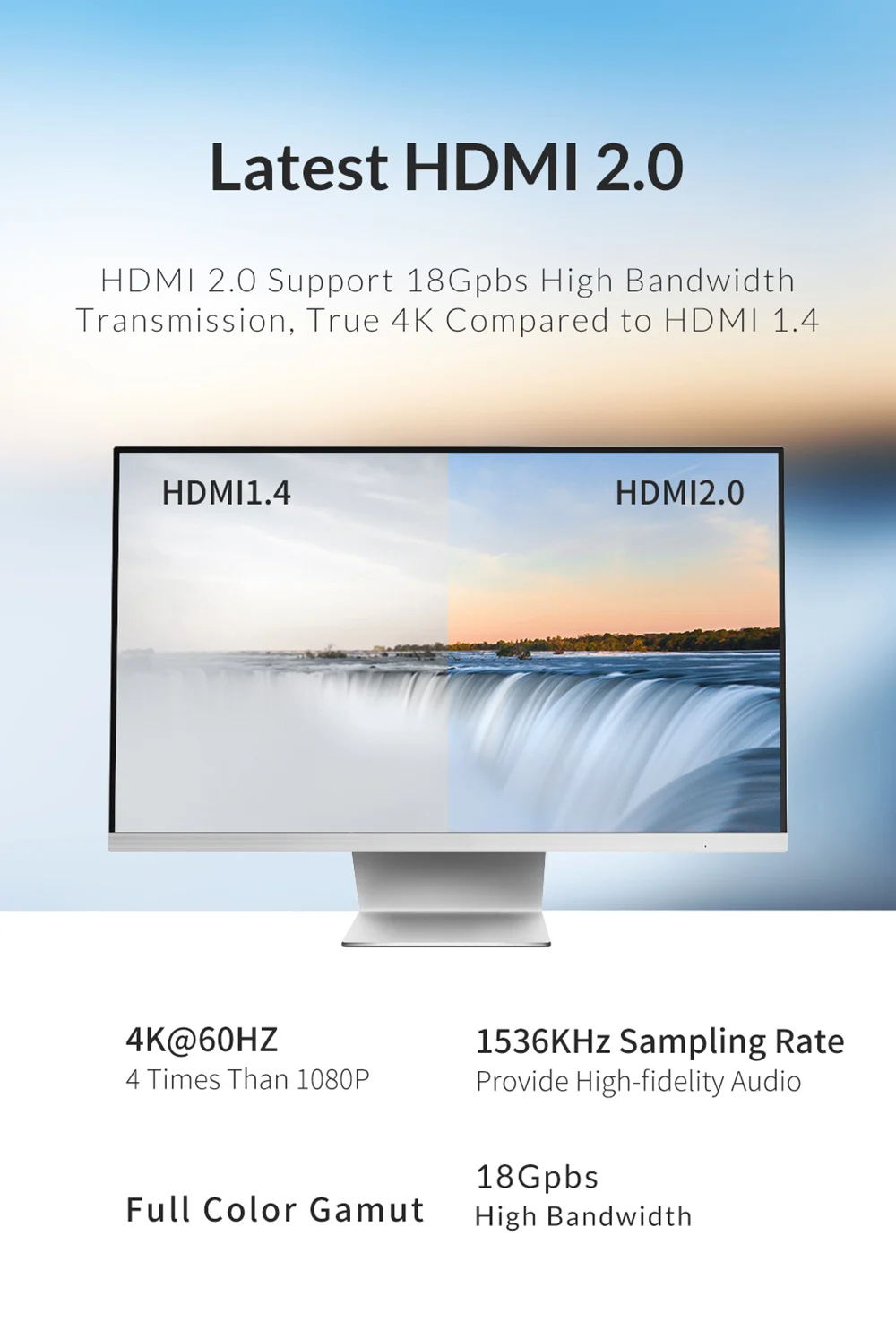 Unnlink HD mi Switch 3x1 5x1 HD mi 2,0 UHD4K@ 60 Гц 4:4:4 HDCP 2,2 HDR 3 в 1 выход для smart tv mi box3 ps4pro xbox one xs проектор