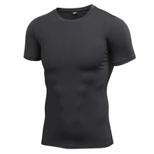 Copiro PRO футболки для бега фитнес Tightsuit эластичная быстросохнущая одежда спортивная рубашка тренировочная Спортивная одежда Мужская спортивная одежда