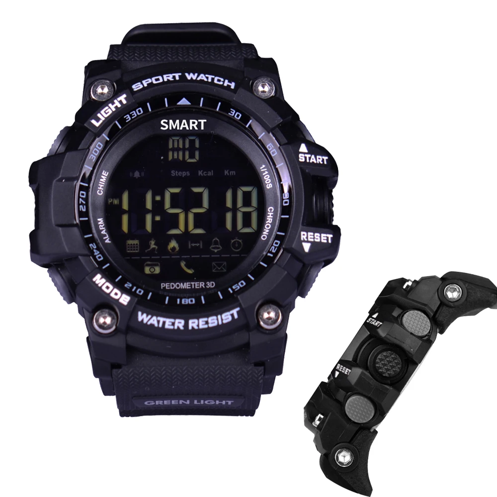 Prix pour 2017 NOUVEAU Smart Watch Montre-Bracelet EX16 Étanche IP67 Extérieure SmartWatch Podomètre Dispositif Portable pour iOSAndroid Prix pour 2017 NOUVEAU Smart Watch Montre-Bracelet EX16 Étanche IP67 Extérieure SmartWatch Podomètre Dispositif Portable pour iOSAndroid