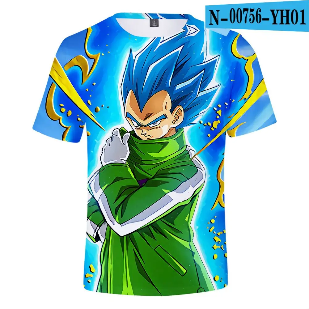 Dragon Ball Z Ultra Instinct Goku Super Saiyan/футболка для мальчиков летняя футболка с 3D-принтом «Жемчуг дракона» Забавная детская рубашка - Цвет: color at picture
