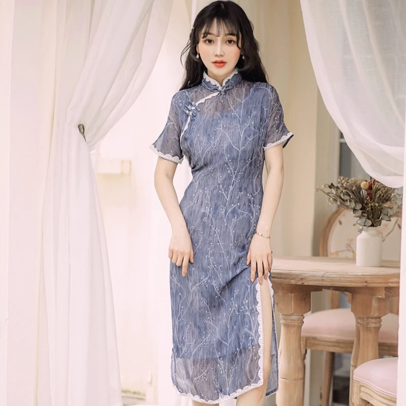SexeMara fashion The New Retro Improvement Slim fit Slim dress free shipping