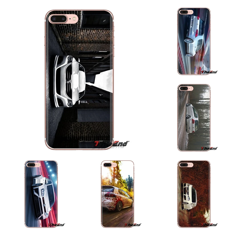 

For Xiaomi Mi3 Samsung A10 A30 A40 A50 A60 A70 Galaxy S2 Note 2 Grand Core Prime Volkswagen Golf GTI Car Transparent TPU Housing