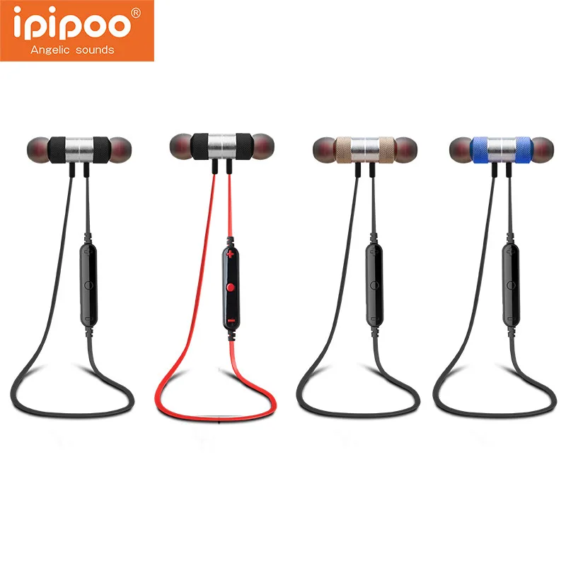 

Ipipoo Wireless Bluetooth Headset Sport Stereo Headphone Earphone For IPhone Samsung Noise Canceling Headphone Oordopjes YL