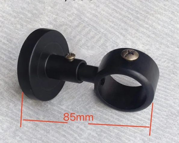 

2PCS/LOT (for 28mm rod) Black Roman Rod Poland Curtain Hook Bracket