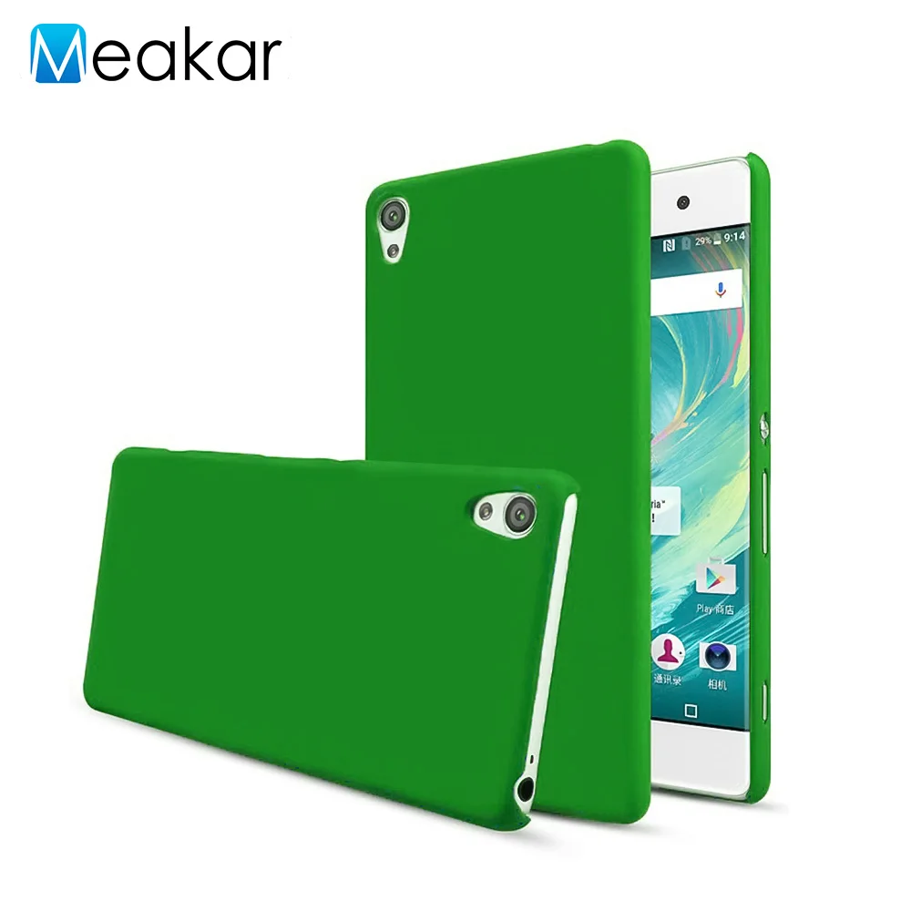 Пластиковый чехол для телефона 5.0For чехол для sony Xperia Xa Dual F3111 F3112 F3113 F3115 F3116 чехол-лента на заднюю панель - Цвет: green