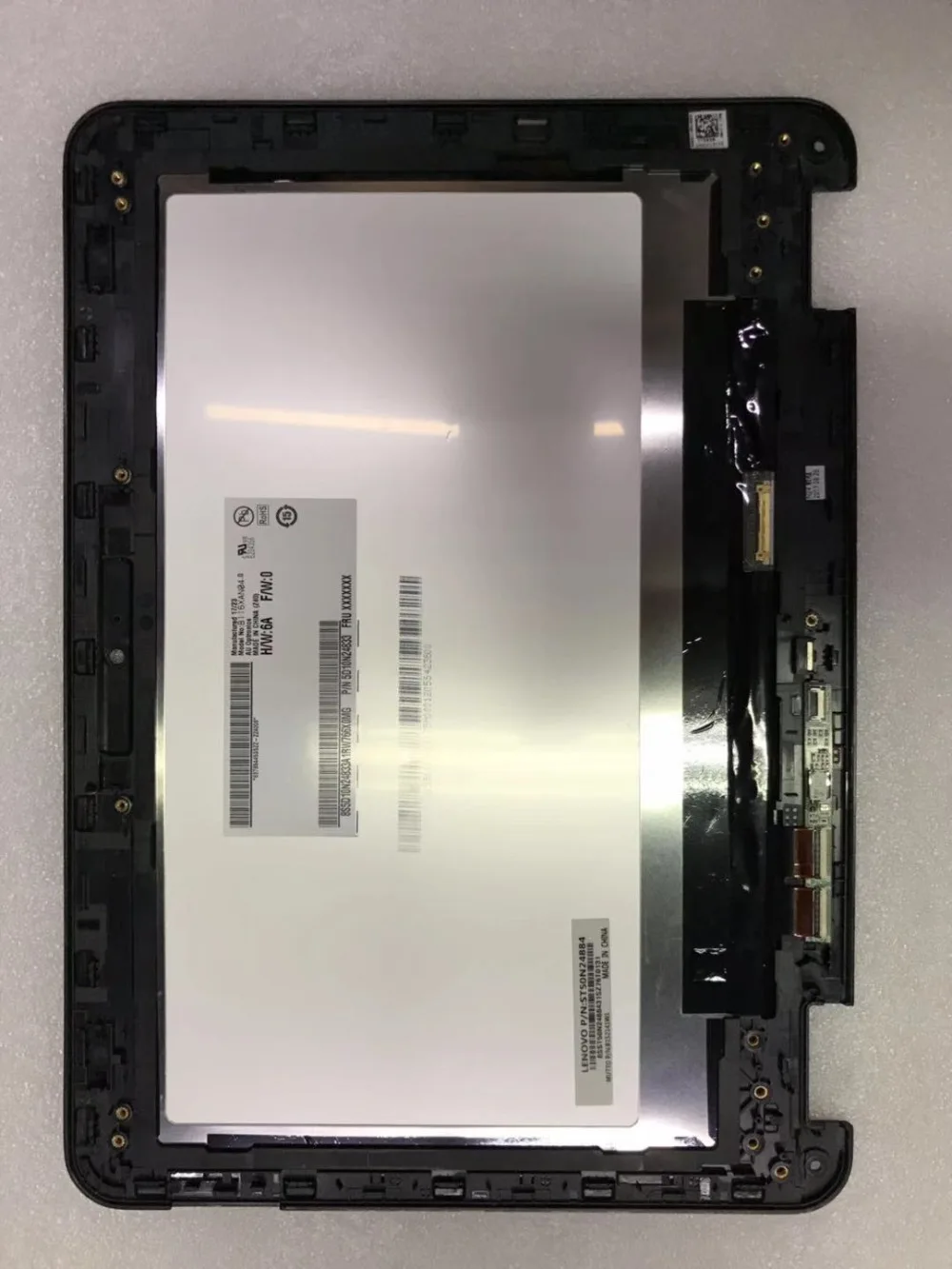 11.6LCD Сенсорный экран Digitizer Ассамблеи Панель+ рамка для lenovo WinBook N24 ободок матрица 30pin 81AF0003US N116BCA EA1 B116XAN04.0