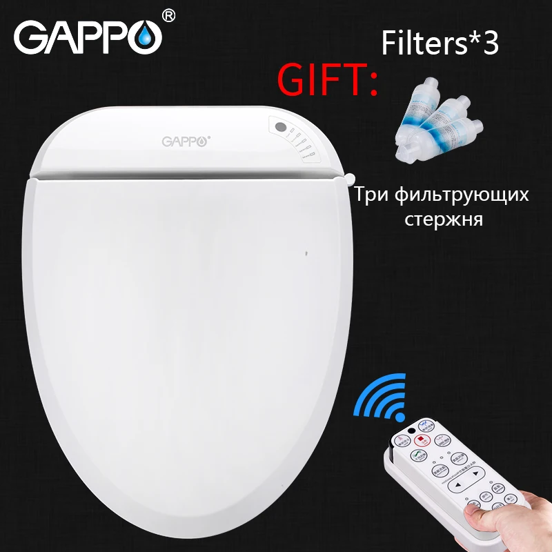 

GAPPO Toilet Seats Clean Dry Toilet cover washlet Smart bidet toilet Seats intelligent Elongated bidet Lid cover heated Sits