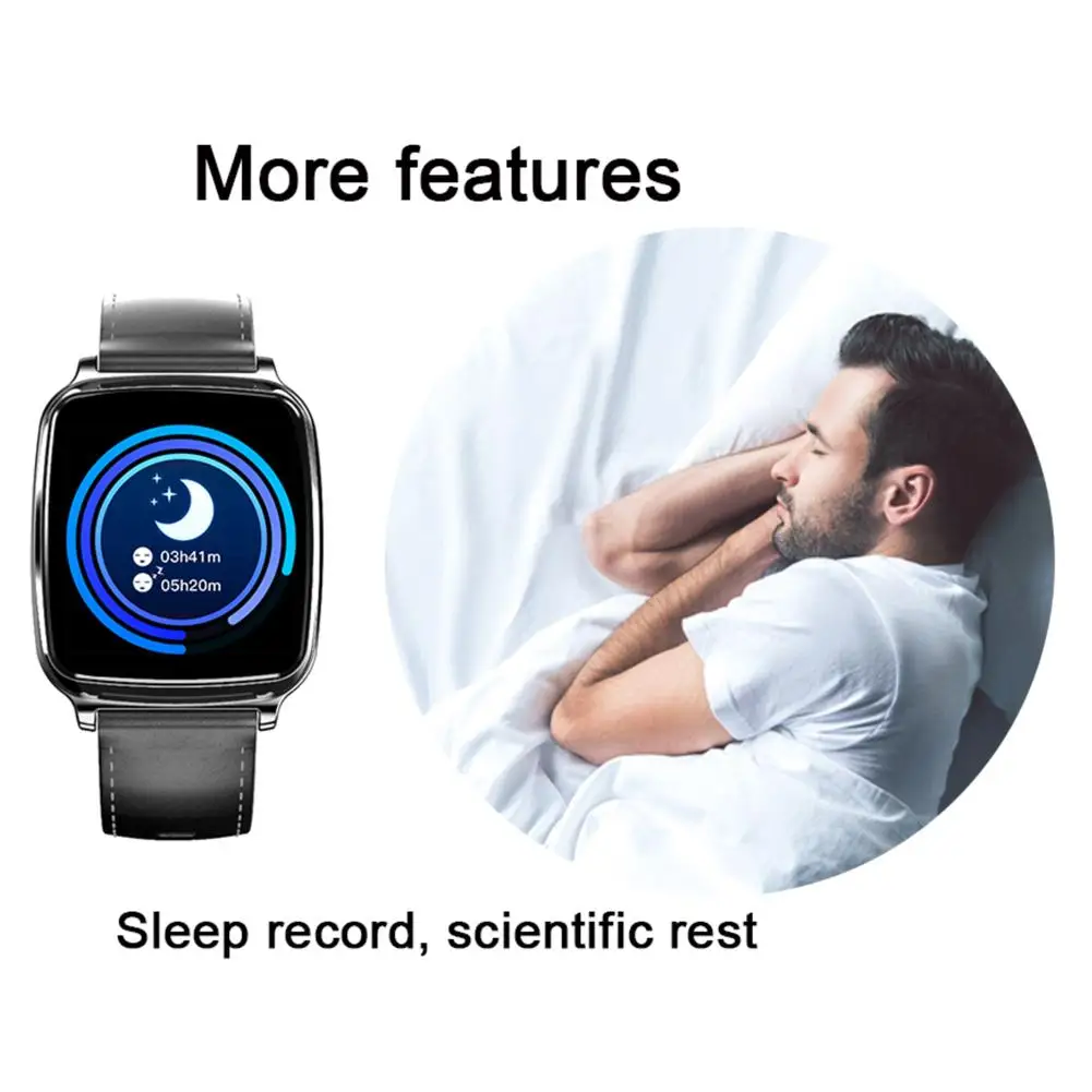 M8 Смарт-часы, водонепроницаемые Модные фитнес-часы, пульсометр, кислород/давление 1,3 дюйма, цветной сенсорный экран, спортивные часы