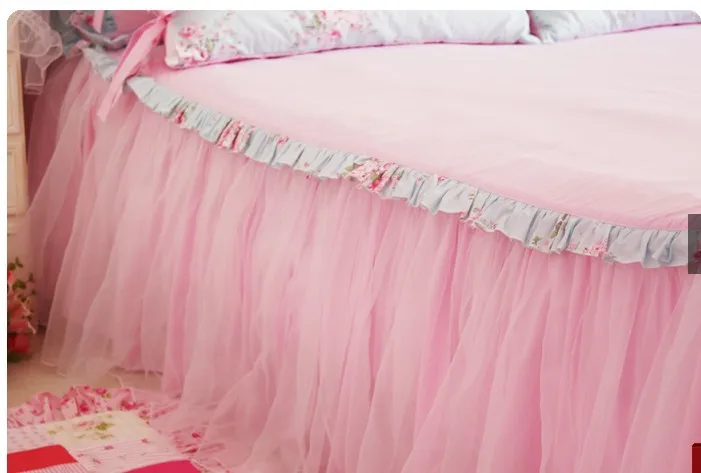 Элегантное кружевное постельное покрывало постельное белье для принцессы комплект king queen размер 4 шт. цветочный пододеяльник с рисунком Свадебные постельные покрывала хлопок