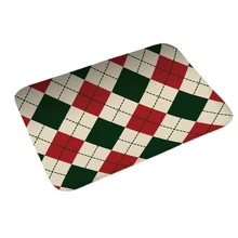 Плед печати Нескользящие Коврик Коврики для кухни Гостиная геометрический супер мягкий ковер вход в ванную комнату двери водопоглощение коврик