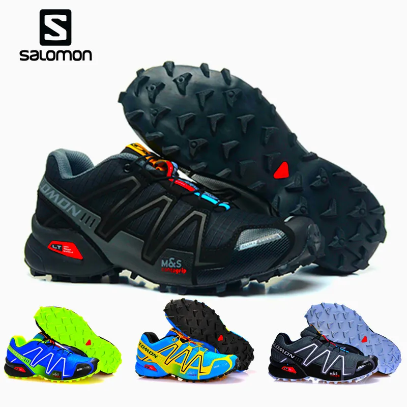 

Salomon Speed Cross 3 CS Men Outdoor shoes sports Running Sport Breathable Sneakers solomon Speedcross salomon hombre Free Ship