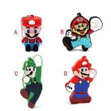 BiNFUL милый мультфильм Супер Марио Флешка 4 ГБ 8 ГБ 16 ГБ 32 ГБ usb-накопитель флэш-накопитель
