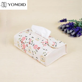 

zakka fabric home Cotton Car Home pumping tray Fresh tissue boxes