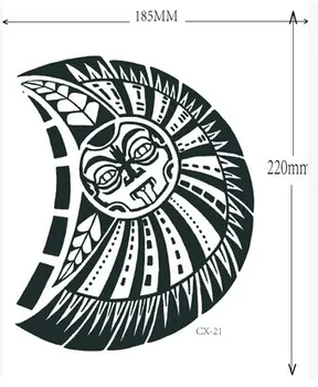 

1PCS Tatuagem Dwayne Johnson Tattoo 3D Big Waterproof Large Temporary Tattoo Sticker Totem for Men Chest