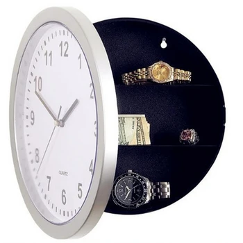 

Hot Sale Creative Wall Clock Safe Money Jewellery Container Mechanical Storage Box Plastic Money Hidden Secret Stash Safe Box