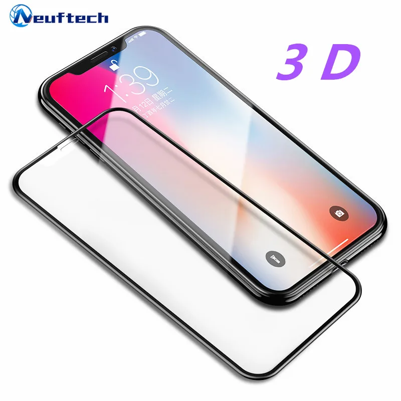 3D Curved Titanium Protective Glass on the For iPhone 6S 8 7 6 S Plus 5 5S SE X 10 XS MAX XR 3d Tempered Screen Protector | Мобильные