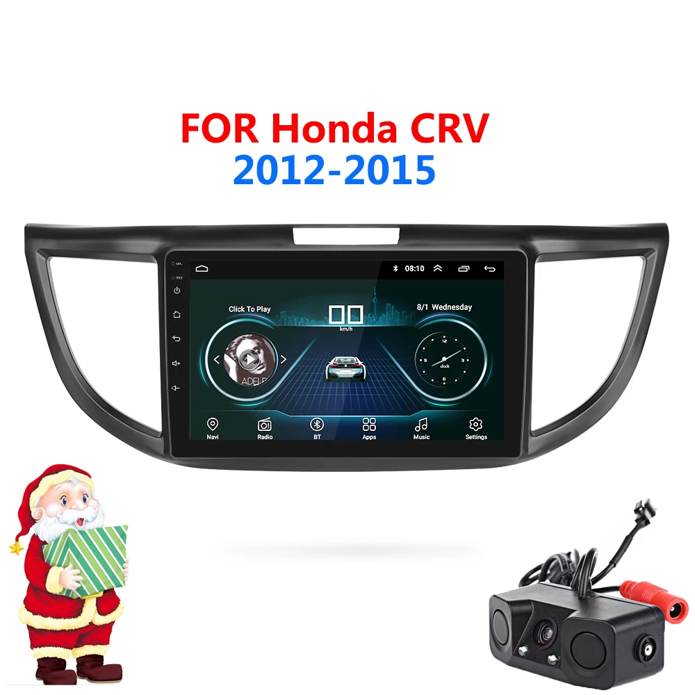 2 Din Android 8,1 gps навигации автомобиля Радио стерео Мультимедиа плеер для Honda CRV 2012 2013 2014 2015 Радио Стерео нет dvd