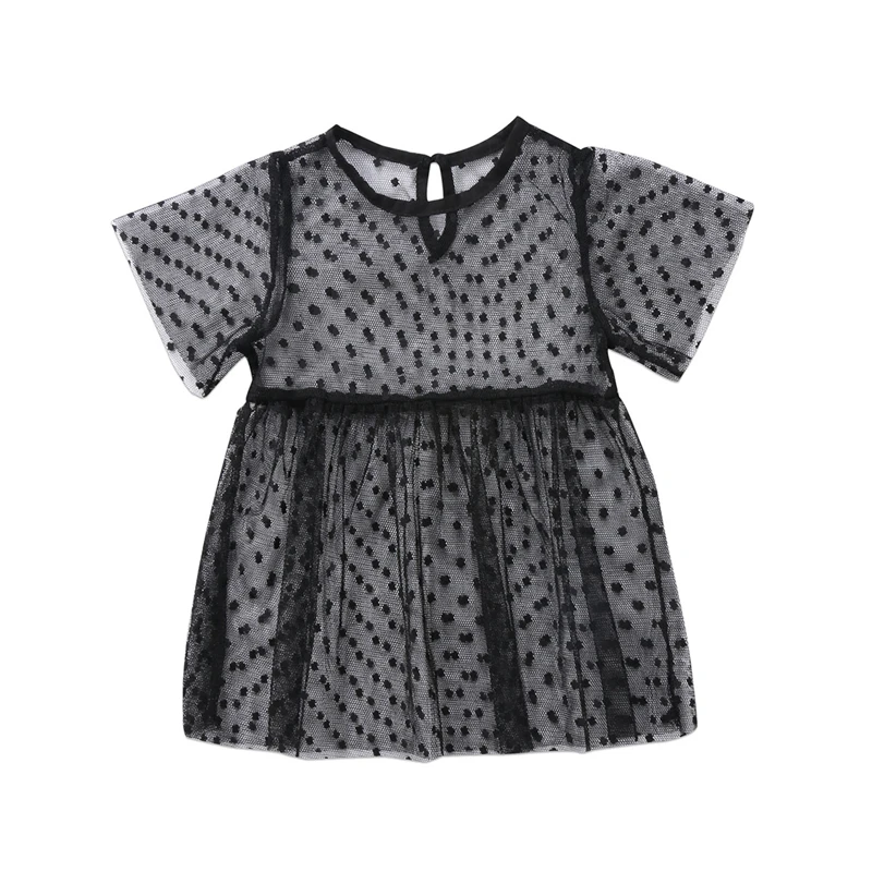 

Baby Girl Dot Lace Princess Tutu Dress Wedding Christening Gown Dress Girl Clothes For Kids Party Wear Cover Up Meninas Vestidos