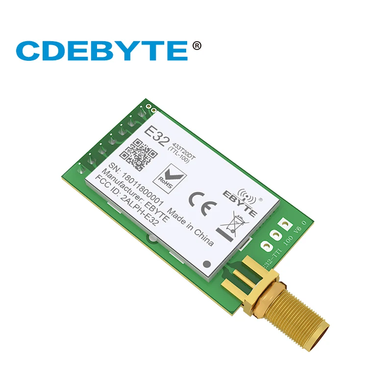 E32-433T20DT LoRa Longe диапазон UART SX1278 433 МГц 100 мВт SMA антенна IoT uhf беспроводной приемопередатчик приемник модуль