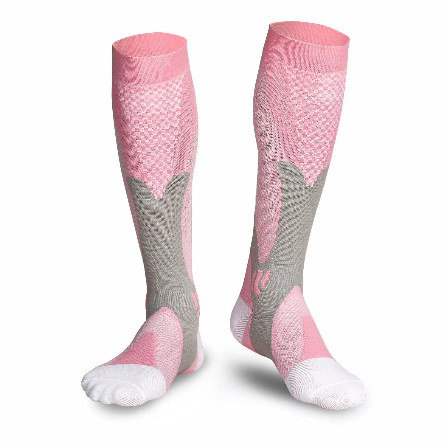Meihuida модные новые повседневные компрессионные футбольные носки спортивные мужские женские голени; ноги для бега фитнеса S~ XXL