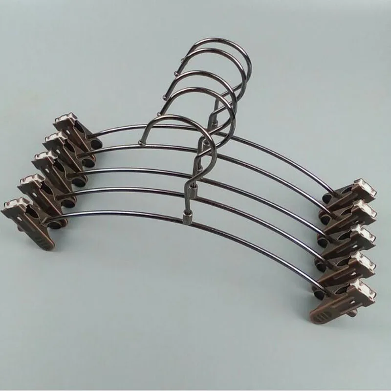 100pcs Multi Functional Adjustable Metal Baby Kids Hangers Antique