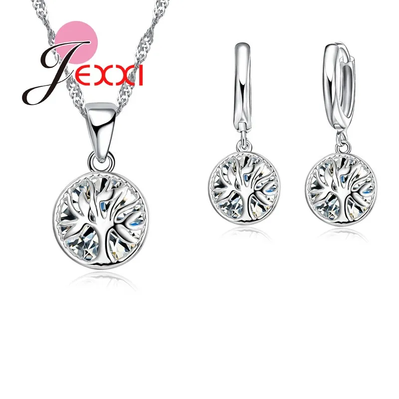 Женский ювелирный комплект из колье и серёг серебра 925 пробы|jewelry sets|gift giftsgift women |