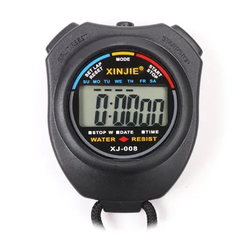 

Stopwatch timer referee contest track running training sports fitness single row 2 way electronic stopwatch 2 pcs