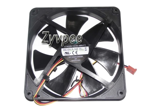 Cooler Master 14025 A14025-10CB-3BN-F1 DF1402512SEDN 12V 0.14A 3pin Cooling Fan