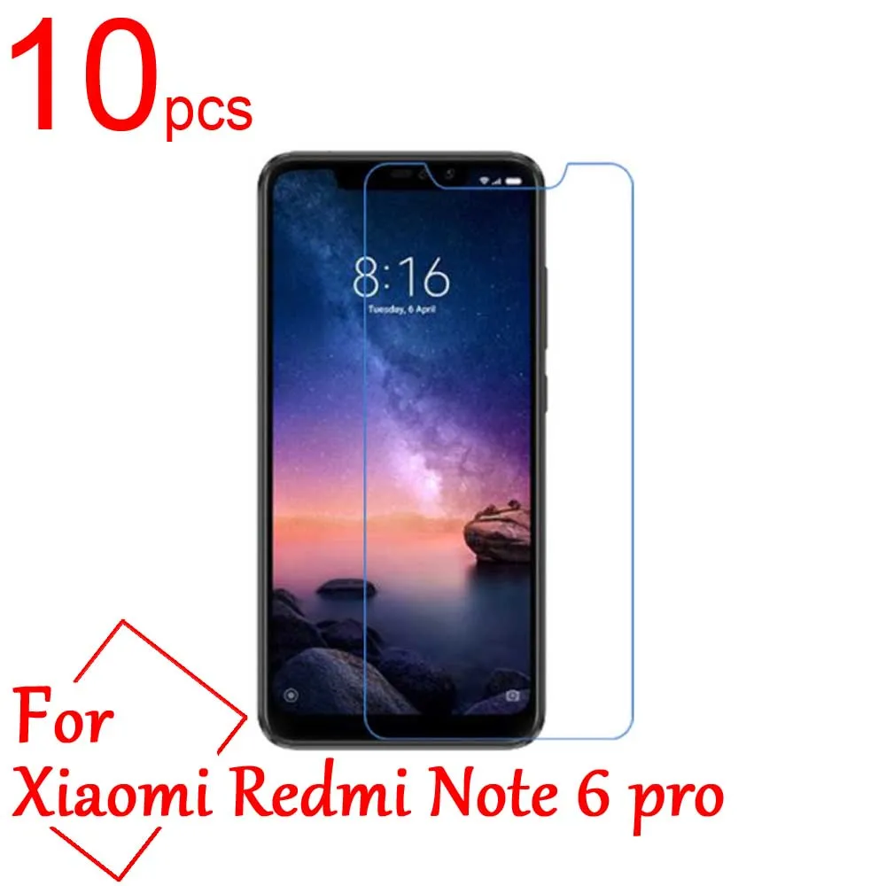 

10pcs Ultra Clear/Matte/Nano Anti-Explosion LCD Note 6 pro Screen Protectors Cover for Xiaomi Redmi Note 6/6 pro Protective Film