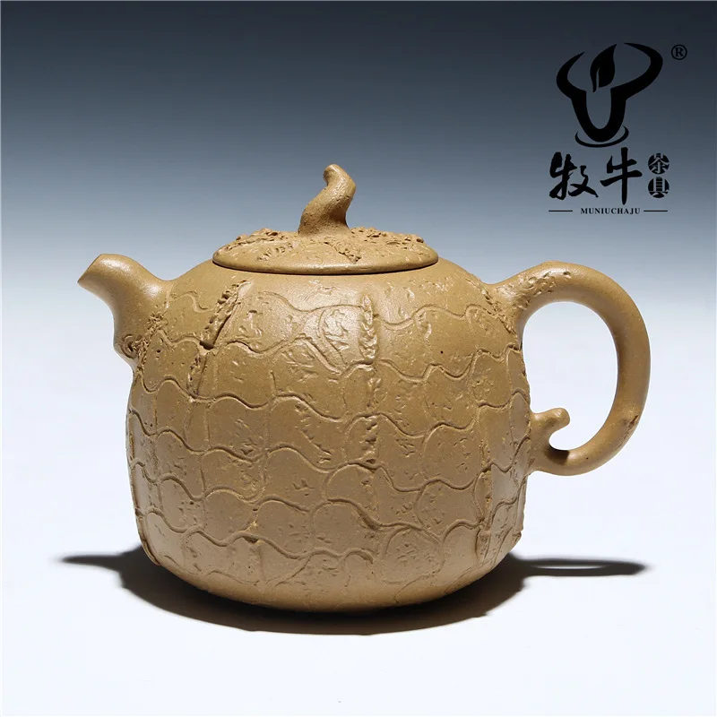 

Handmade teapot mud ore segment small pumpkin pot 260 ML NEW teapot mixed batch customized gift manufacturers