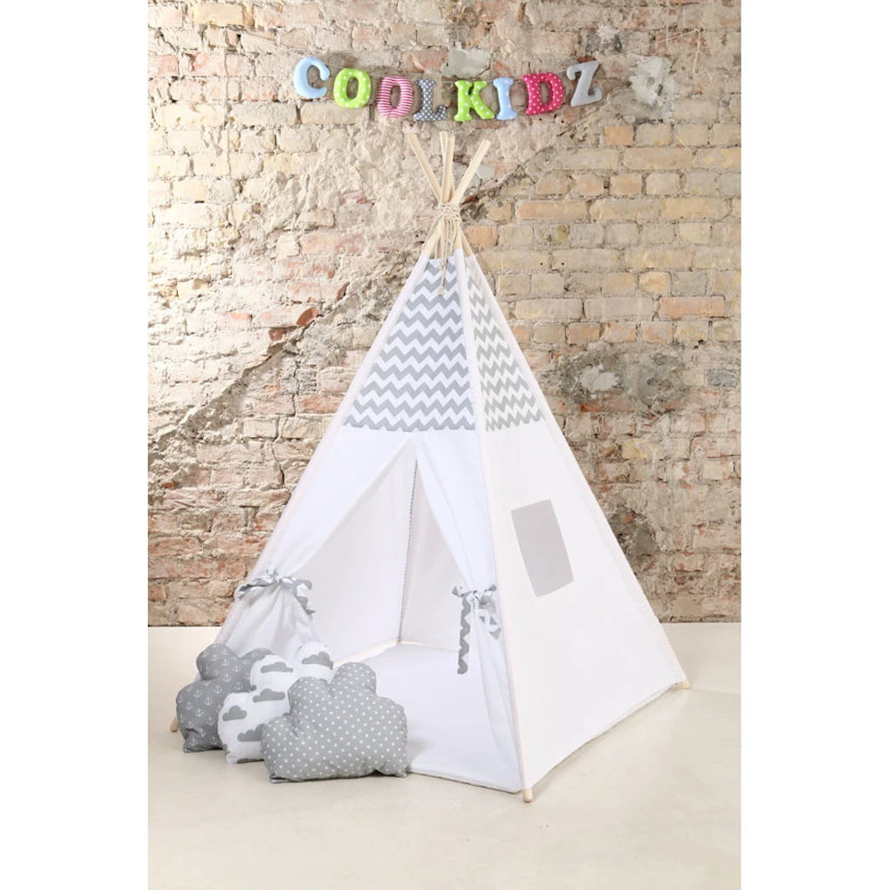 grey play tent