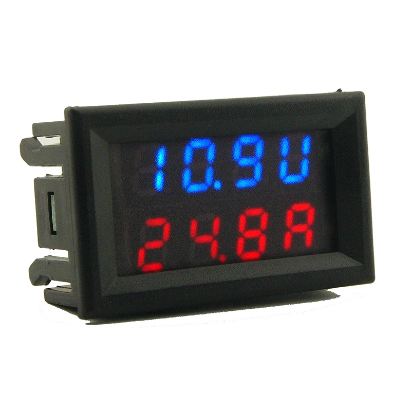 0 100 V 100A DC Digita двойной дисплей Вольт Амперметр точность класс 0.1% защита обратного