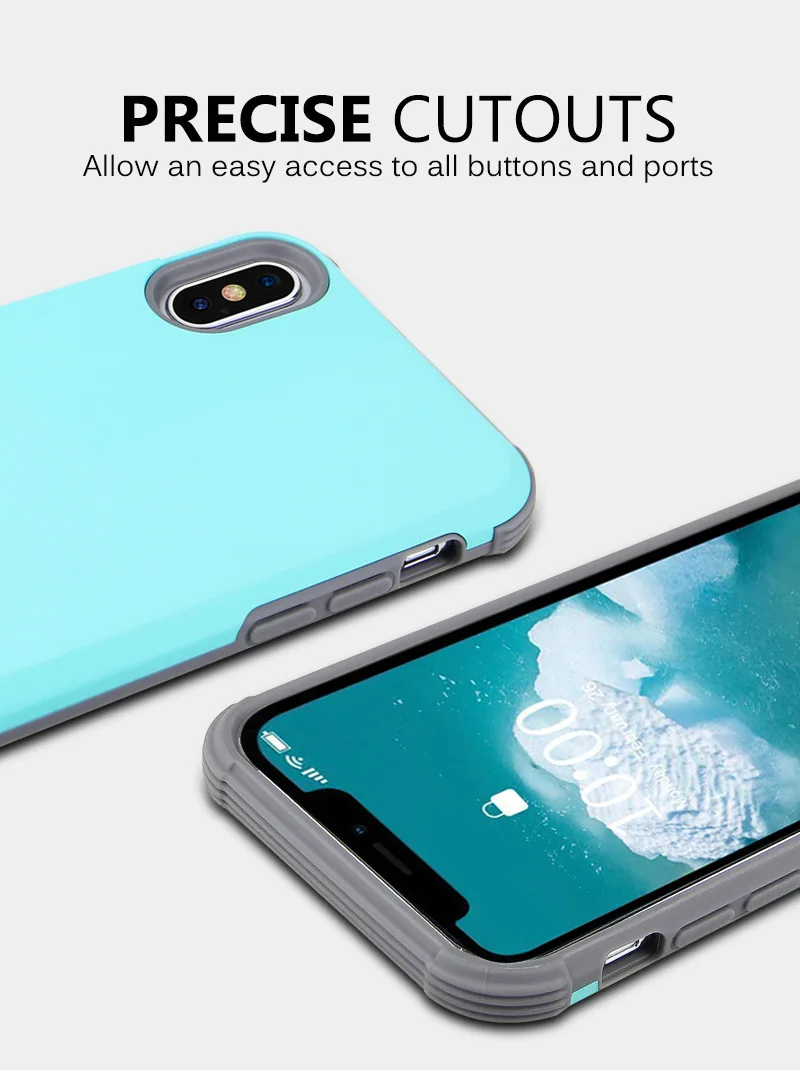 Роскошный брендовый чехол для Iphone XS Max X XR 7 8 Plus 6 тонкий двухслойный мягкий