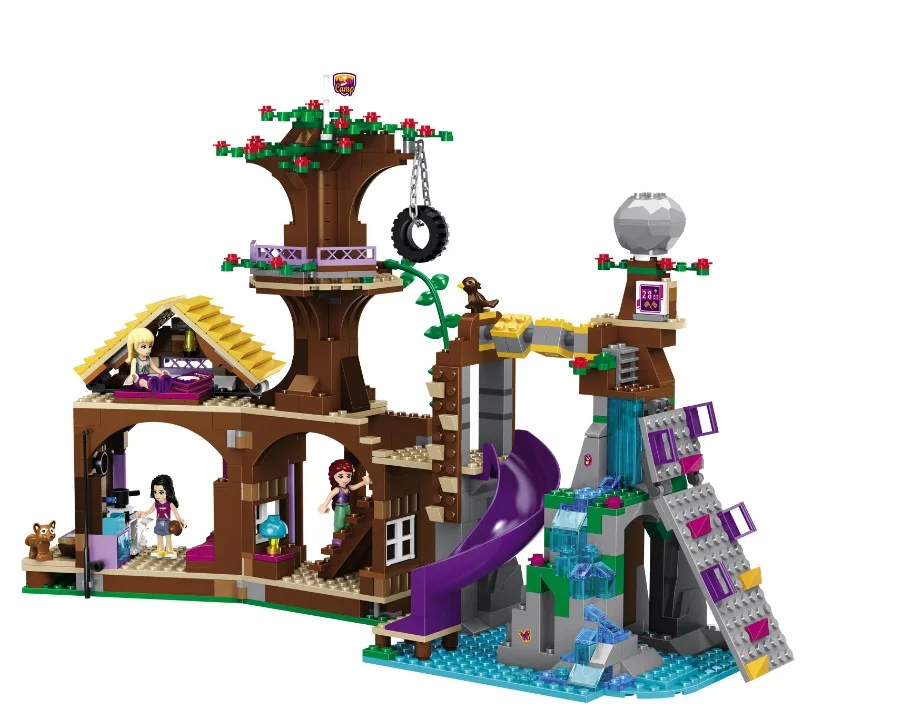 

mylb Building Bricks Friends Blocks Adventure Camp Tree House 41122 Emma Mia Figure Toy For Children gifts dropshipping!!!