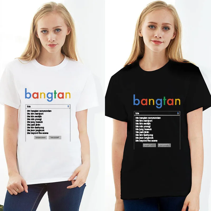 

Blackpink kpop women Hip-hop sexy tee shirt Summer Short Sleeve loose tshirt exo korean cotton t shirt streetwear fashion tops
