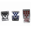 Universal Aluminum Automatic Manual Transmission 2 pcs OR 3 pcs Non-Slip Car Brake Clutch Pedal Cover Set Kit Pedali car styling ► Photo 1/6