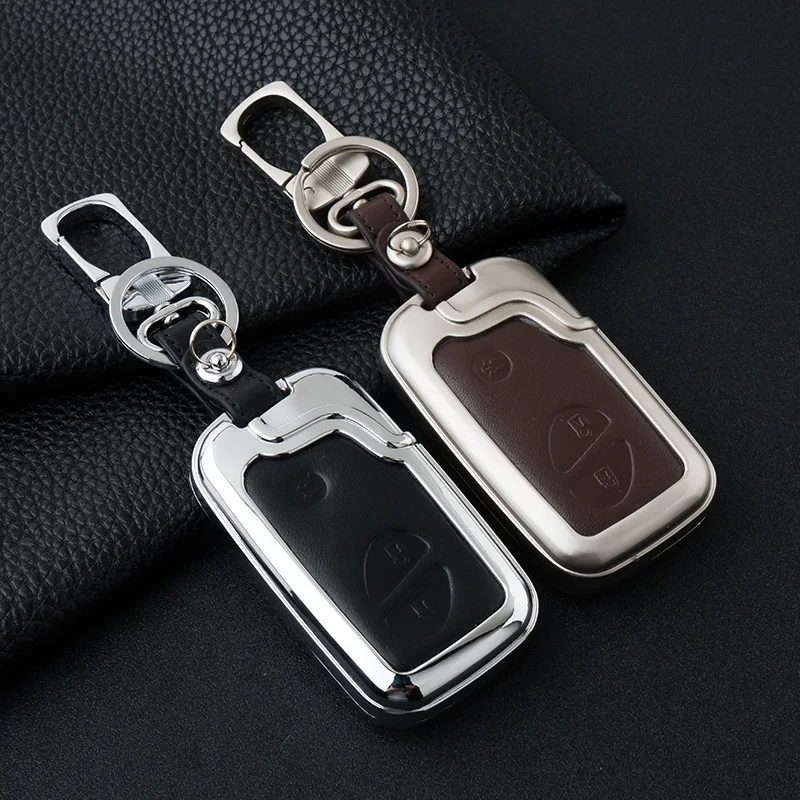 Fashion Zinc Alloy+Leather Car Styling Key Cover Case for Lexus RX IS ES NX GS GX LX 300 330 350 200 250 270 470 570 450H CT200H