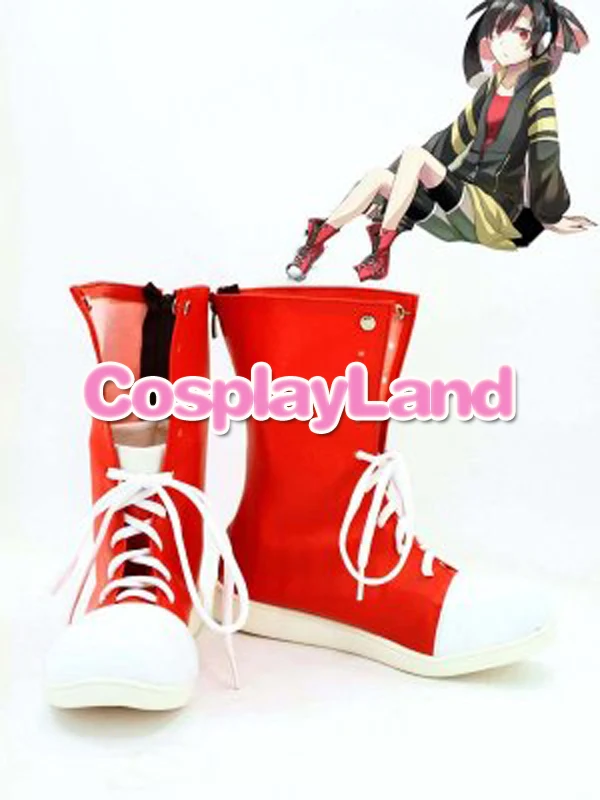 

Customize Boots Kagerou Project Cosplay Takane Enomoto Cosplay Shoes Custom Any Size Anime Party Boots