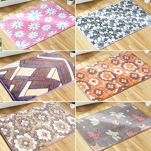 Flower Puzzle Maple Leaf Pattern Bedroom Home Office Bath Rug Carpet Door Mat Flower Puzzle Maple Leaf Pattern Bedroom Home Office Bath Rug Carpet Door Mat