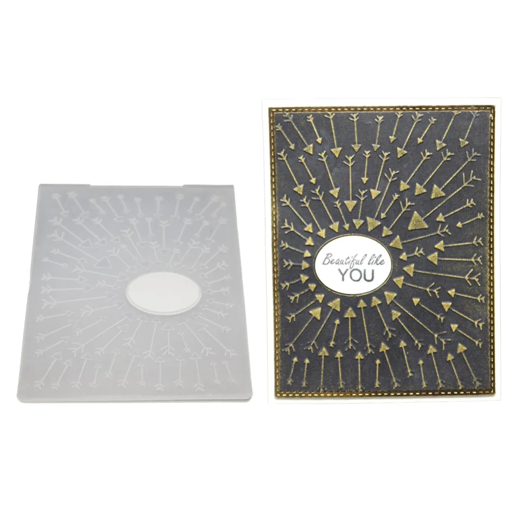 

Embossing Board Plate Mold DIY Decoration for Scrapbooking Paper Silver Carbon Steel Knife Mode 3D arrivage clear stamps