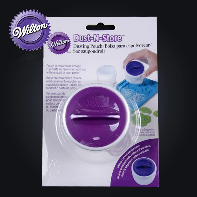 

Wilton Fondant Dusting Cup Dusting Pouch Fondant Powder Puff Dusters Fondant Cake tools - 1 Piece Free Shipping