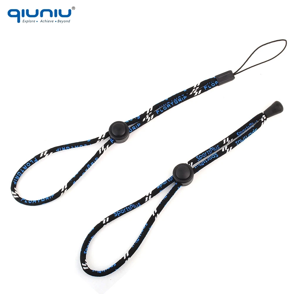 QIUNIU 2 шт. Нейлоновый Регулируемый поплавок безопасности для дайвинга шнурок-браслет веревка шнур для GoPro Hero 7 6 5 4 штатив монопод Аксессуары