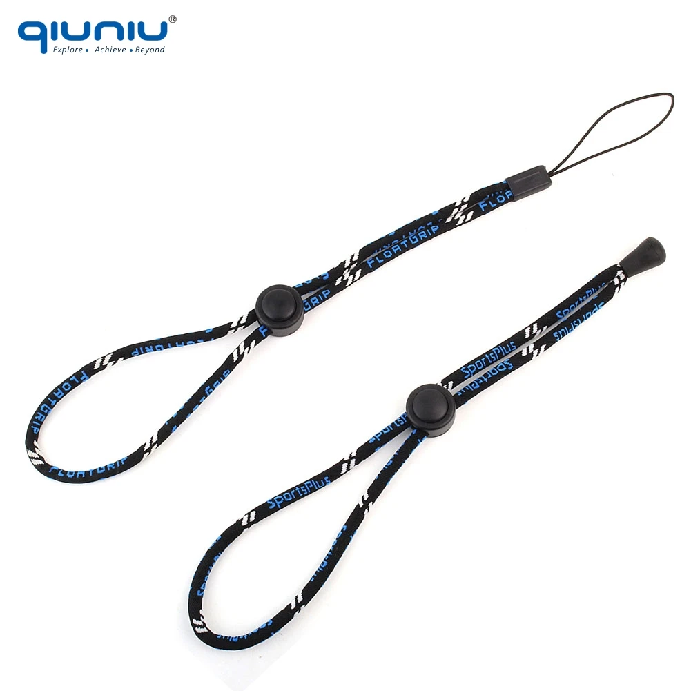 

QIUNIU 2PCS Nylon Adjustable Safety Wrist Strap String Hand Lanyard Rope Cord for GoPro Hero 7 6 5 4 Tripod Monopod Accessories