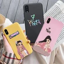 Thank U Next Ариана Гранде 7 колец мягкий чехол конфетных цветов для