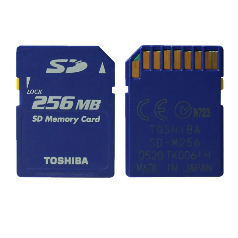 256MB Toshiba SD Card Class2 256MB SD Card Standard Secure SD Memory